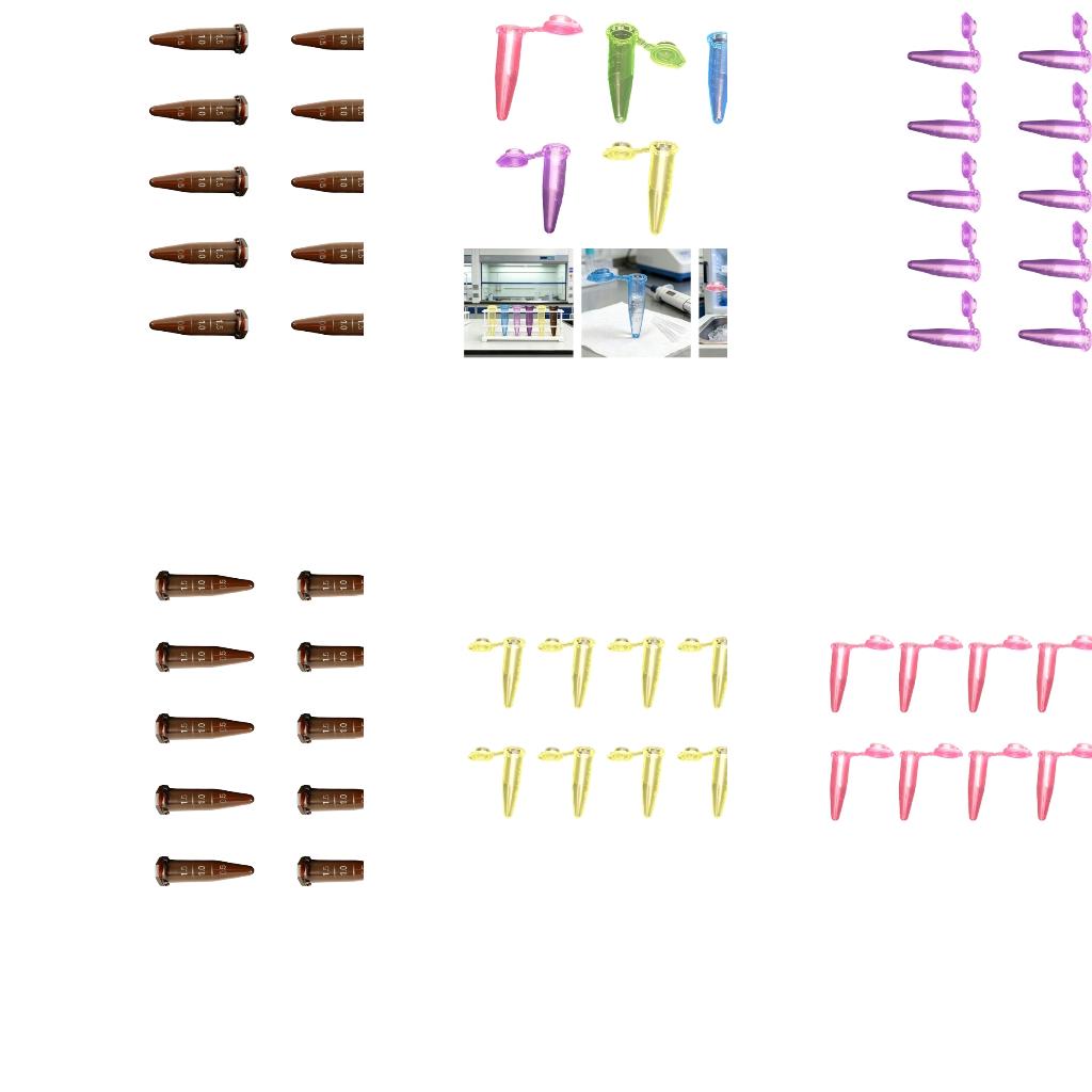 Medical Lab And Science - 1.5ml Conical Plastic Test Tube Sample