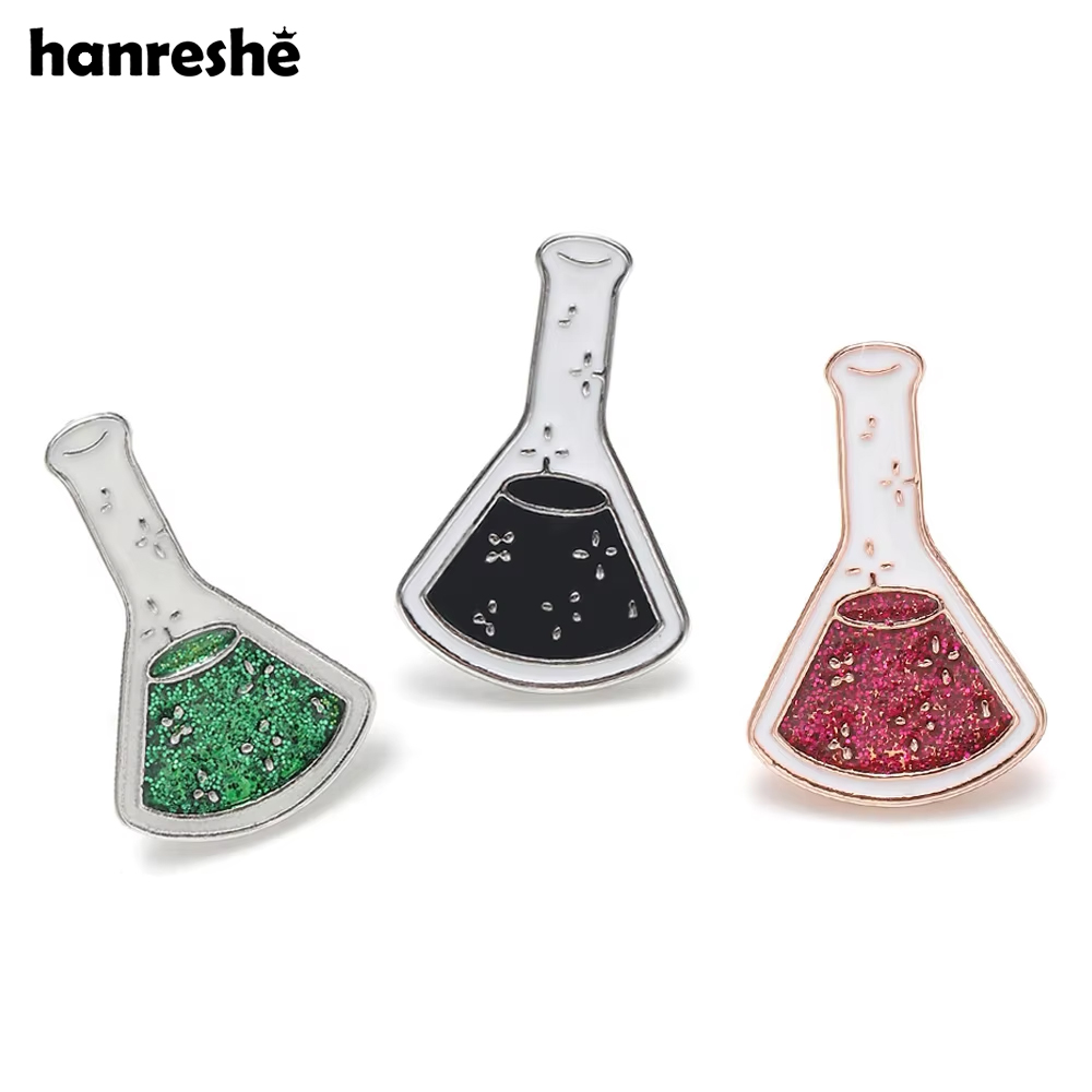 Medical Lab And Science - Hanreshe Science Enamel Beaker Brooch Set