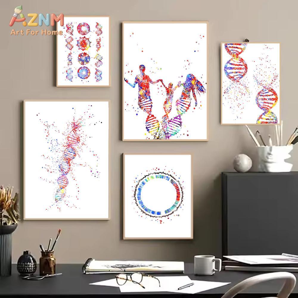AZNM Colorful Watercolor DNA G - огляд і ціна Medical Lab And Science