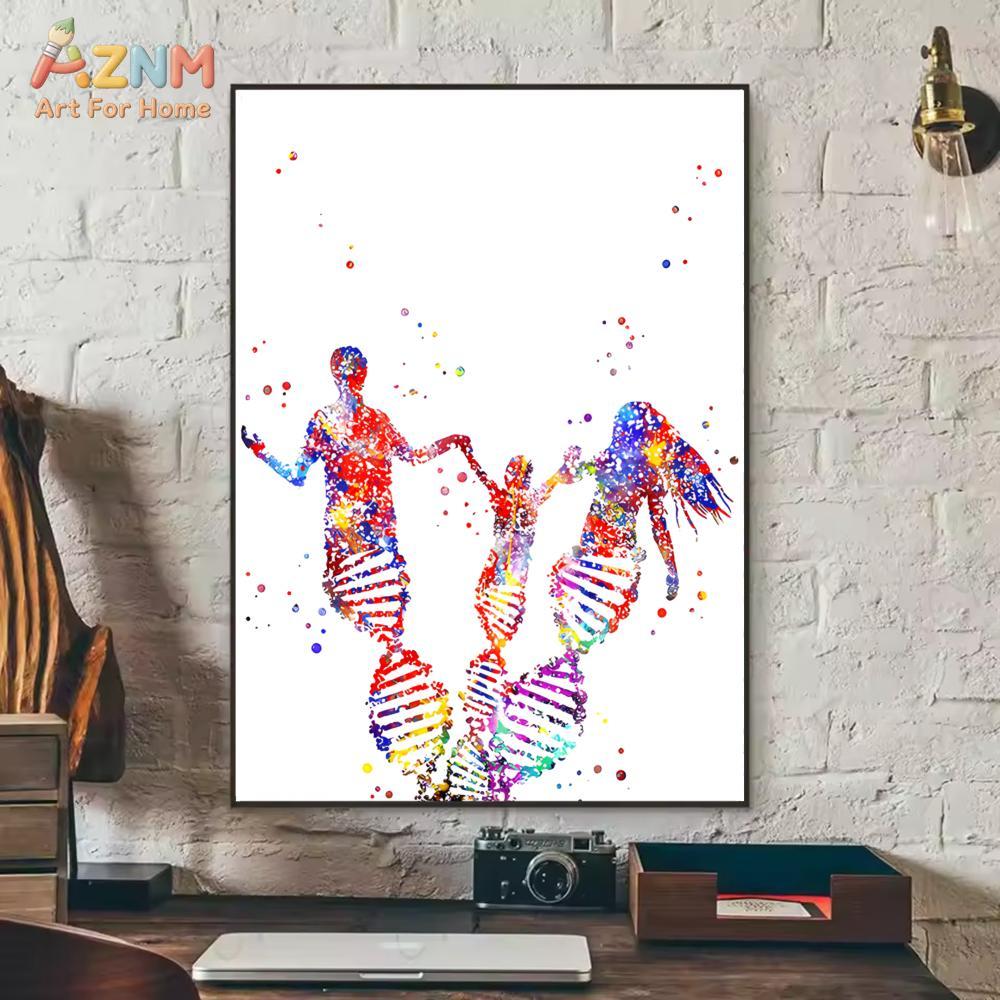 AZNM Colorful Watercolor DNA G - огляд і ціна Medical Lab And Science